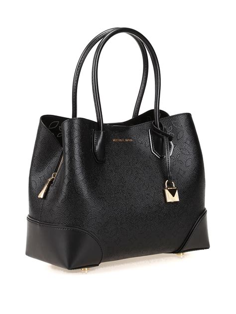 michael kors black mercer|michael kors mercer gallery tote.